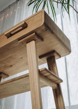 Консольный столик из массива дуба elephant