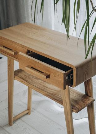 Консольный столик из массива дуба elephant