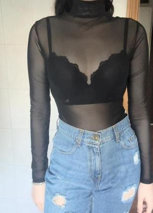 Гольф сіточка чорний