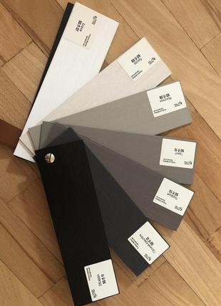 Горизонтальні дерев'яні жалюзі на двері дуб широка ламель 50 різні розміри, форми та...