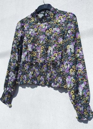 Красивая цветочная блуза vero moda1 фото