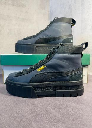 Кожаные сапоги puma mayze mid gore-tex, 38,5p 25cm