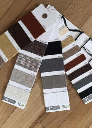 Деревянные горизонтальные жалюзи на двери premium bamboo 25 разные цвета и размеры...