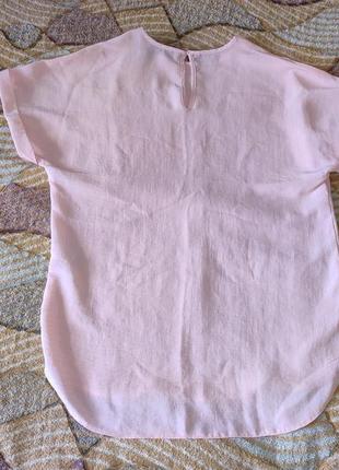 Блузка, кофточка персиковая  с коротким рукавом new look5 фото