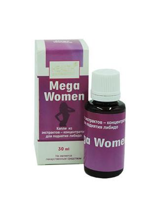 Mega women - капли для повышения либидо  (мега вумен)