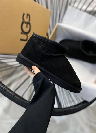 Женские угги, черные