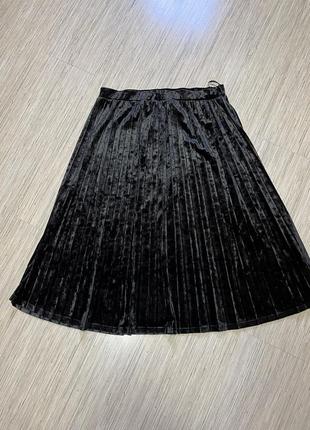 Велюровая юбка