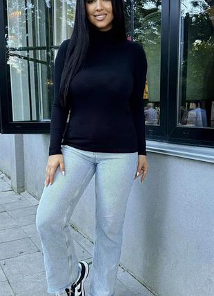 Жіночі гольфи, водолазки з віскози, великі розміри батал4 фото