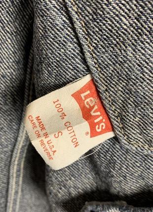 Куртка джинсовая винтажная levis made in u.s.a.9 фото