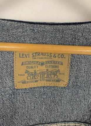 Куртка джинсовая винтажная levis made in u.s.a.8 фото