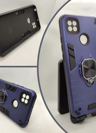 Противоударный чехол, бампер с кольцом подставкой под магнит для xiaomi redmi 10a