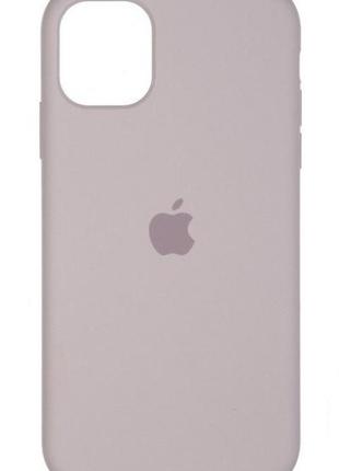 Силиконовый чехол с микрофиброй внутри iphone 11 pro max silicon case цвет #07 lavender
