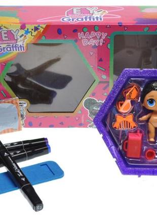 Лялька герой зі скетч-маркерами в коробці ey2413 р.21,2*17,5*6,5см