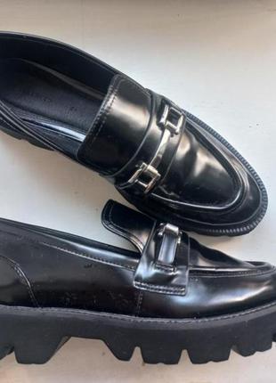 Лоферы женские reserved лаковые лакированные