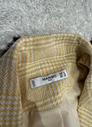 Mango пиджак в клетку2 фото