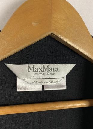 Піджак лляний без гудзиків накидка лляна max mara7 фото