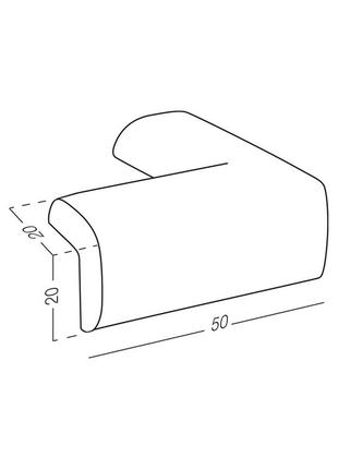 Накладки на углы мягкие 2 шт.5 фото
