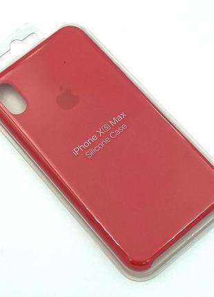Силиконовый чехол с микрофиброй внутри iphone xs max silicon case #39 pink citrus
