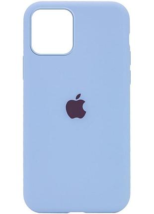 Силіконовий чохол з мікрофіброю всередині iphone 11 pro max silicon case колір #05 lilac cream