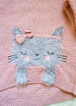 Рожевий светр з котиком 🐱 6