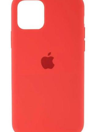 Силиконовый чехол с микрофиброй внутри iphone 11 pro max silicon case #39 pink citrus