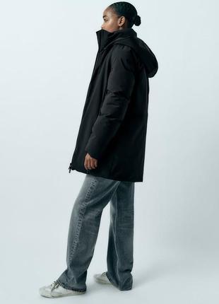 Парка zara, тепла зимова парка zara, зимова куртка zara
