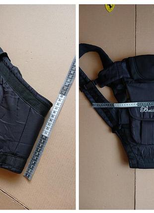 🇩🇪bethbear детская кенгуру / слинг / переноска "bethbear" для ребенка, черный