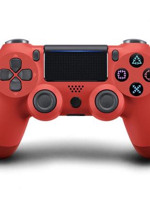 Бездротовий ігровий контролер джойстик геймпад doubleshock ps4 wireless controller пс4 pc red червоний