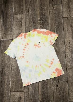 Футболка polo ralph lauren tye-dye оригинальная красивая