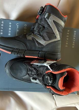 Зимові черевики geox flexyper  black/orange р . 30., 375 фото