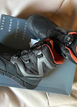 Зимові черевики geox flexyper  black/orange р . 30., 376 фото