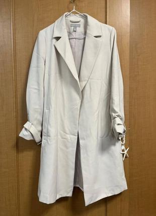 Плащ тренч без пуговиц h&amp;m