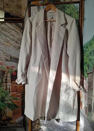 Плащ тренч без ґудзиків h&m 3