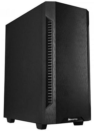 Корпус для комп'ютера chieftec elox as-01b-op atx без бж midi-tower black / корпус для пк