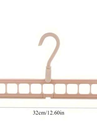 Однорядний пластиковий багатофункціональний складний органайзер для вішаків