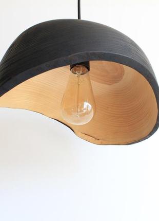 Люстра из ясеня обожжена ручной работы (1360)4 фото