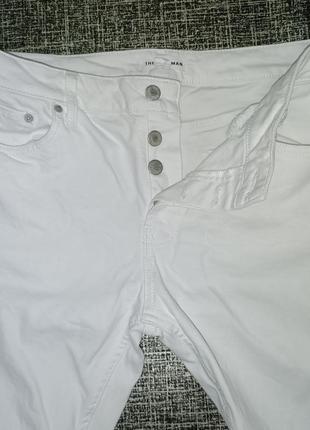 The idle man джинсы мужские классика denim белый l6 фото
