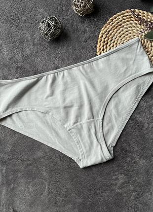 Широкі бавовняні трусики оливкові