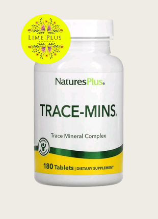 Тільки мікроелементи — 180 таблеток — natures plus, trace mins
