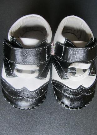 Кожаные туфли пинетки caroch р. 18 - 11,5 см3 фото