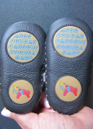 Кожаные туфли пинетки caroch р. 18 - 11,5 см6 фото