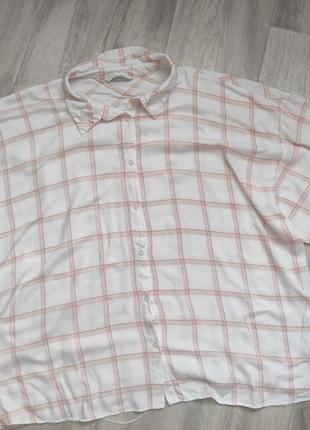 Блуза в клітинку 24 розмір