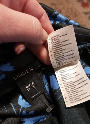 Летняя,атласная,очаровательная юбка-трапеция на резинке,большого размера,lindex8 фото
