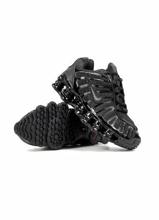 Nike shox tl (черные) 5