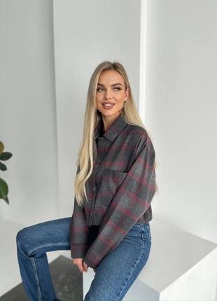 Женская байковая рубашка