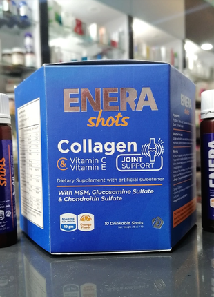 Enera shots рідкий колаген 10 флаконів по 25 мл єгипет