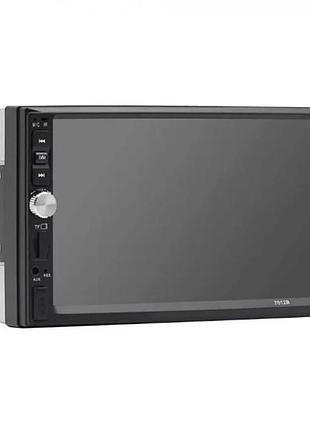 Автомагнитола 2din mp5 7012b fm/bluetooth/tf с пультом black