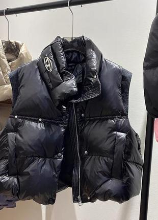 Жилетка укороченная diesel в стиле бренда