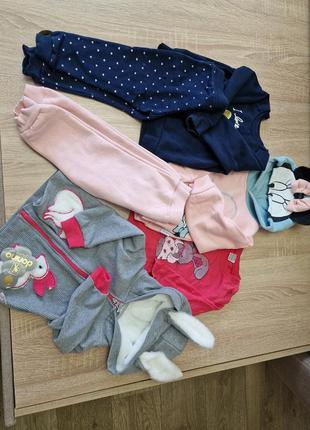 Пакет одежды для девочки сезона осень_ зима, по биркам 74-80, 9_12 месяцев