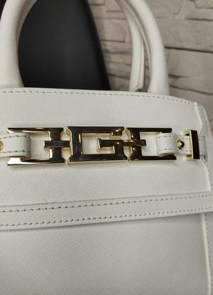 Оригинальная женская мини сумочка guess cristina mini handbag genium leather made in italy4 фото